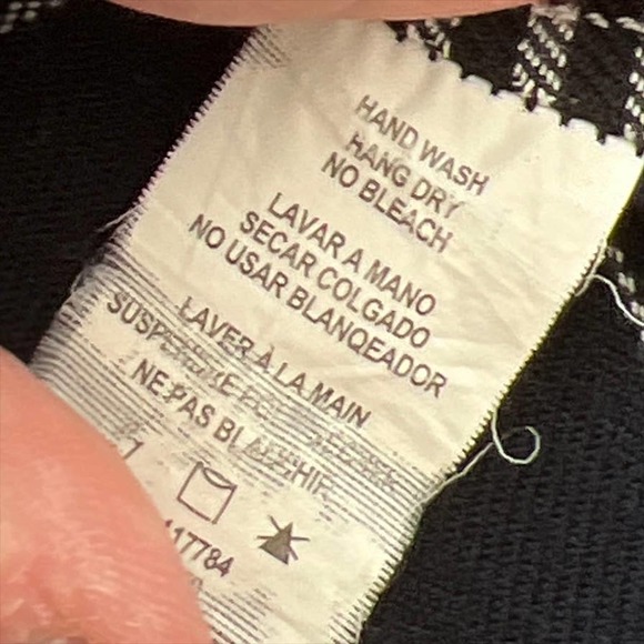 Rails Hunter Plaid Button Up Black Sky Ivory Large - Picture 7 of 12